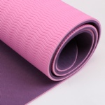 4-10mm thick double color two color TPE yoga mat 183*80cm