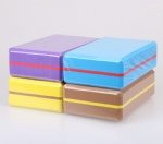 Multi color eco friendly EVA foam yoga brick exersize block
