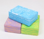 Multi color eco friendly EVA foam yoga brick exersize block