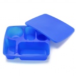 Silicone plate for psychiatric prison use