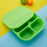 Silicone plate for psychiatric hospital use